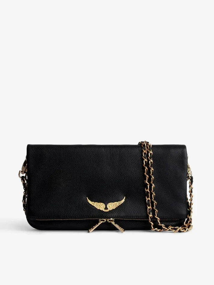 Zadig & Voltaire  -  Pochette Rock noir doré