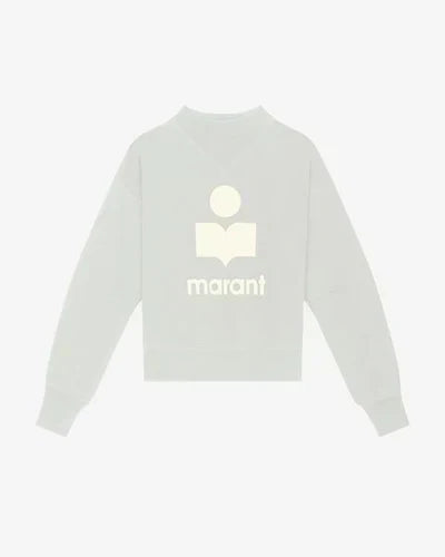 Isabel Marant  -  Pull à logo gris femme