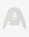 Isabel Marant  -  Pull à logo gris femme
