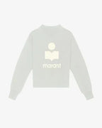 Isabel Marant  -  Pull à logo gris femme