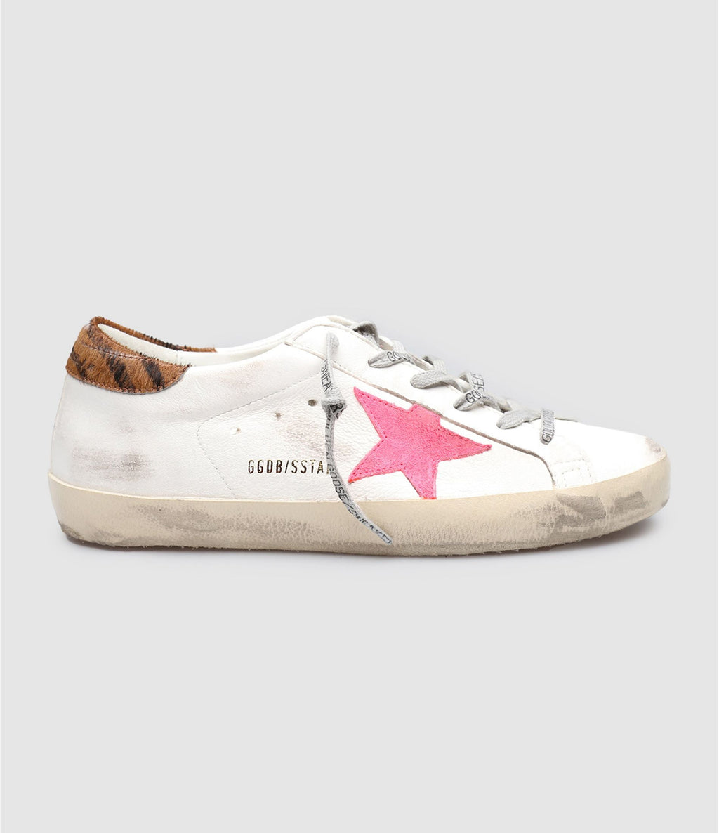 Golden Goose  -  Super-Star rose-léopard femme