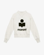 Isabel Marant -  Pull à logo blanc femme