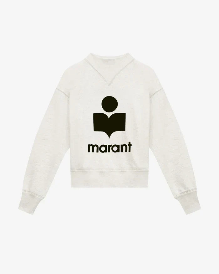 Isabel Marant -  Pull à logo blanc femme