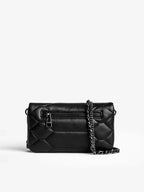 Zadig & Voltaire  -  Pochette Rock noir matelassée