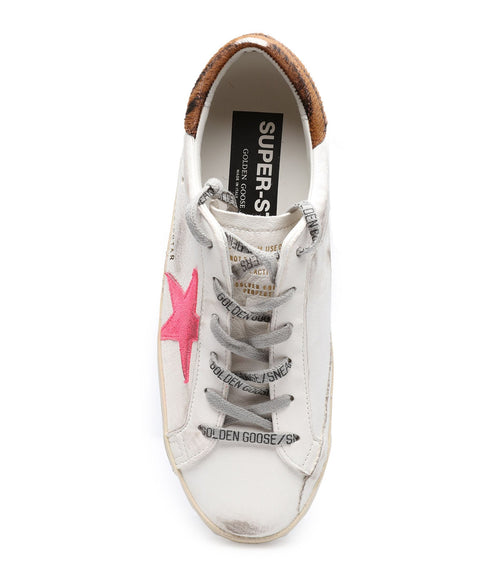 Golden Goose  -  Super-Star rose-léopard femme