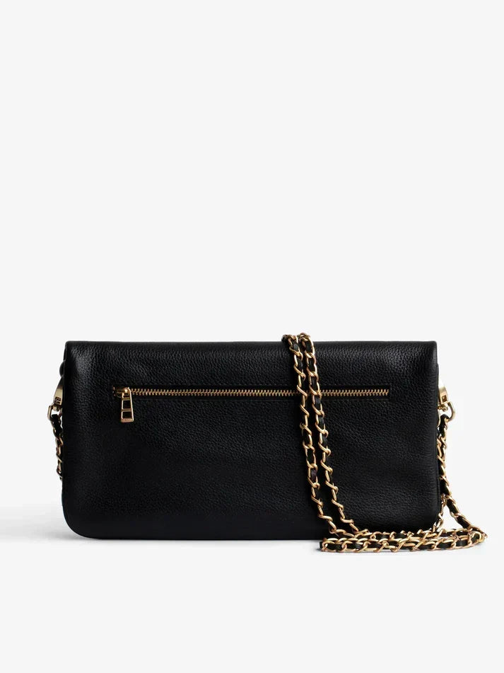 Zadig & Voltaire  -  Pochette Rock noir doré