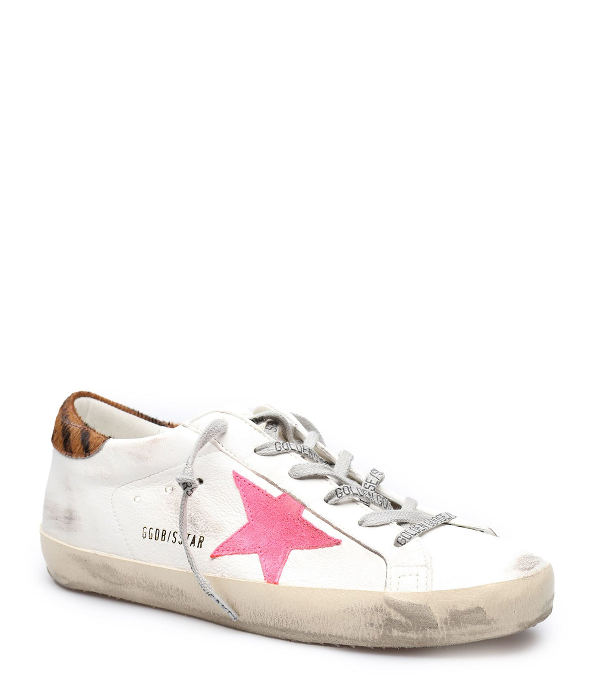 Golden Goose  -  Super-Star rose-léopard femme