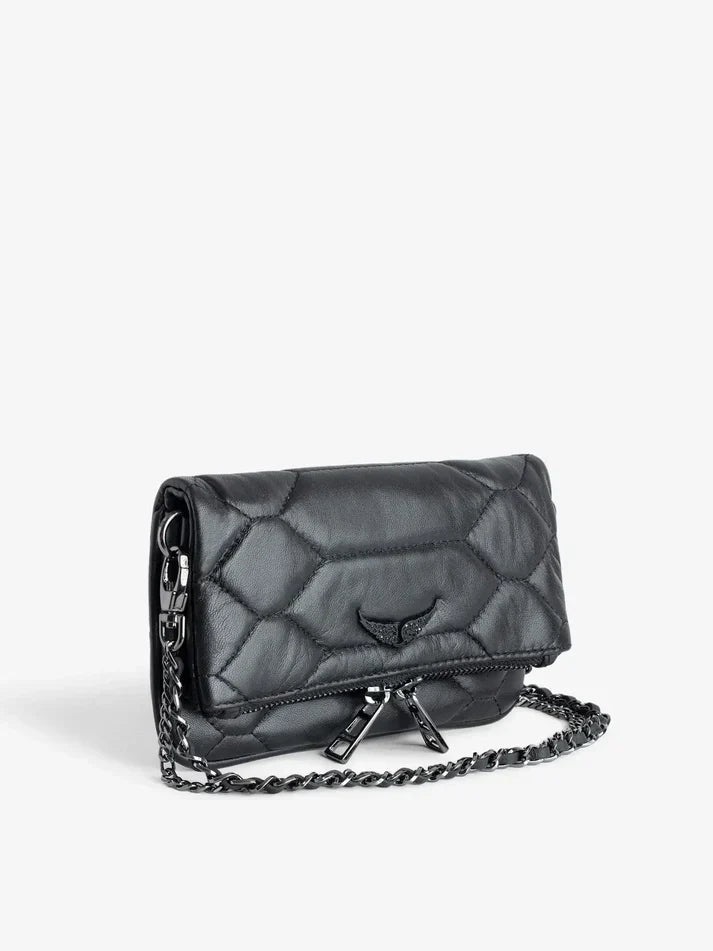 Zadig & Voltaire  -  Pochette Rock noir matelassée