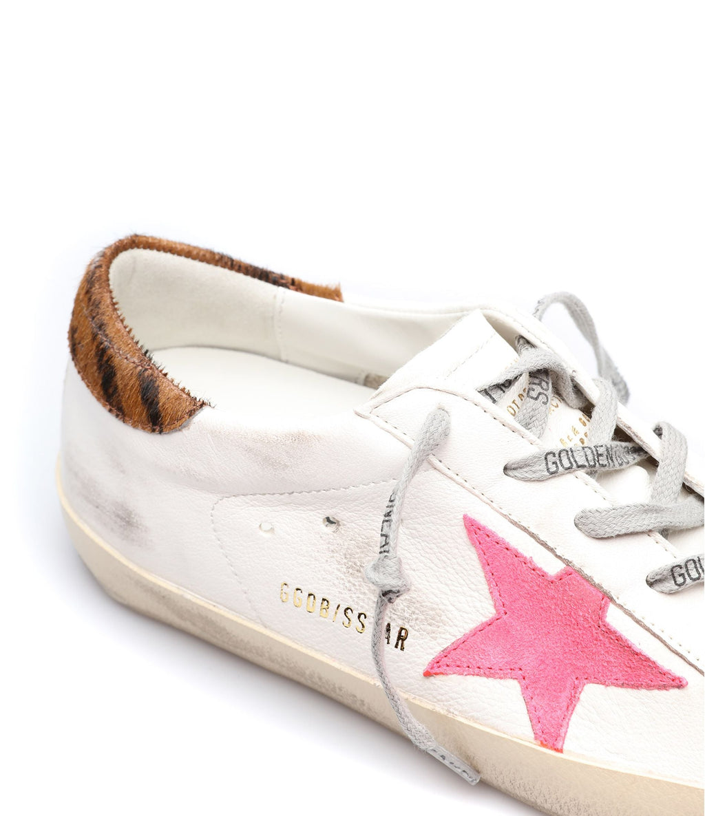 Golden Goose  -  Super-Star rose-léopard femme