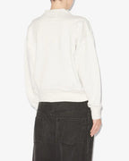 Isabel Marant -  Pull à logo blanc femme