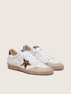 Golden Goose - Ball Star léopard et contrefort noir