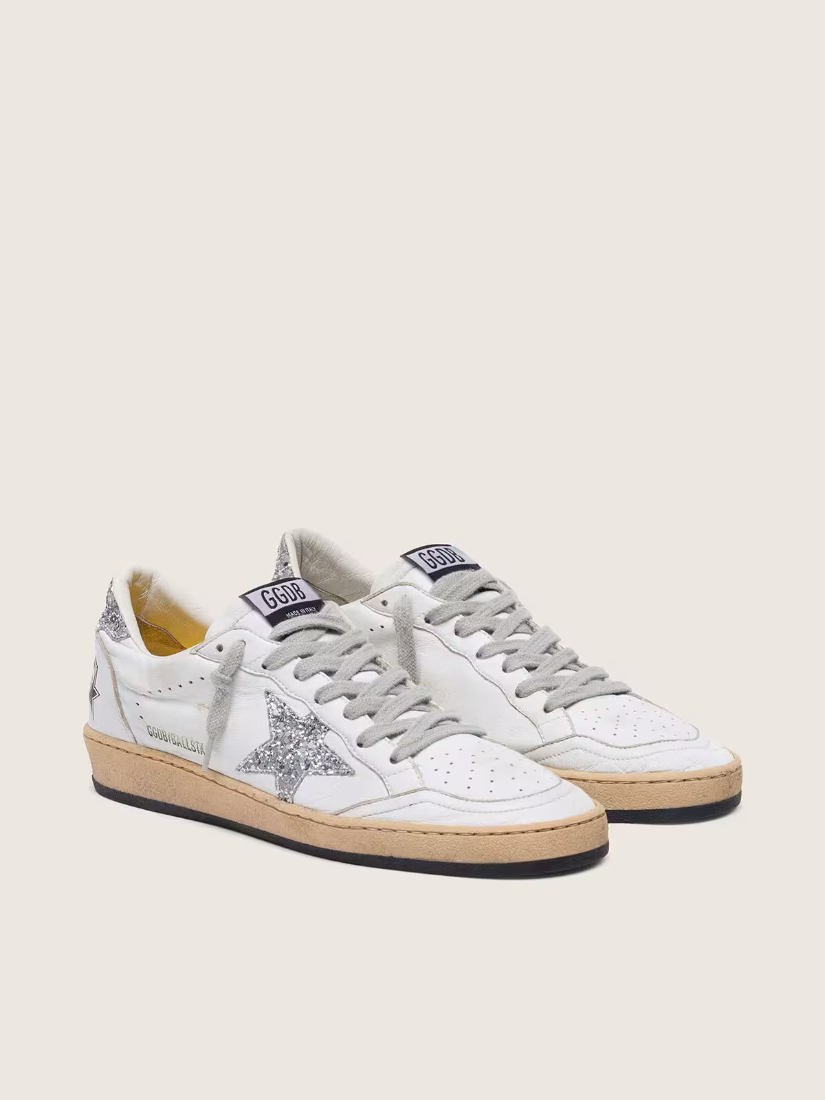 Golden Goose - Ball Star étoile argentée femme