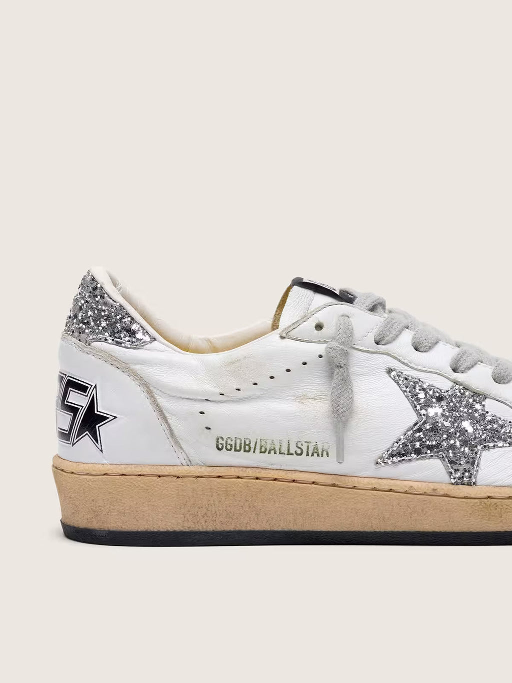 Golden Goose - Ball Star étoile argentée femme