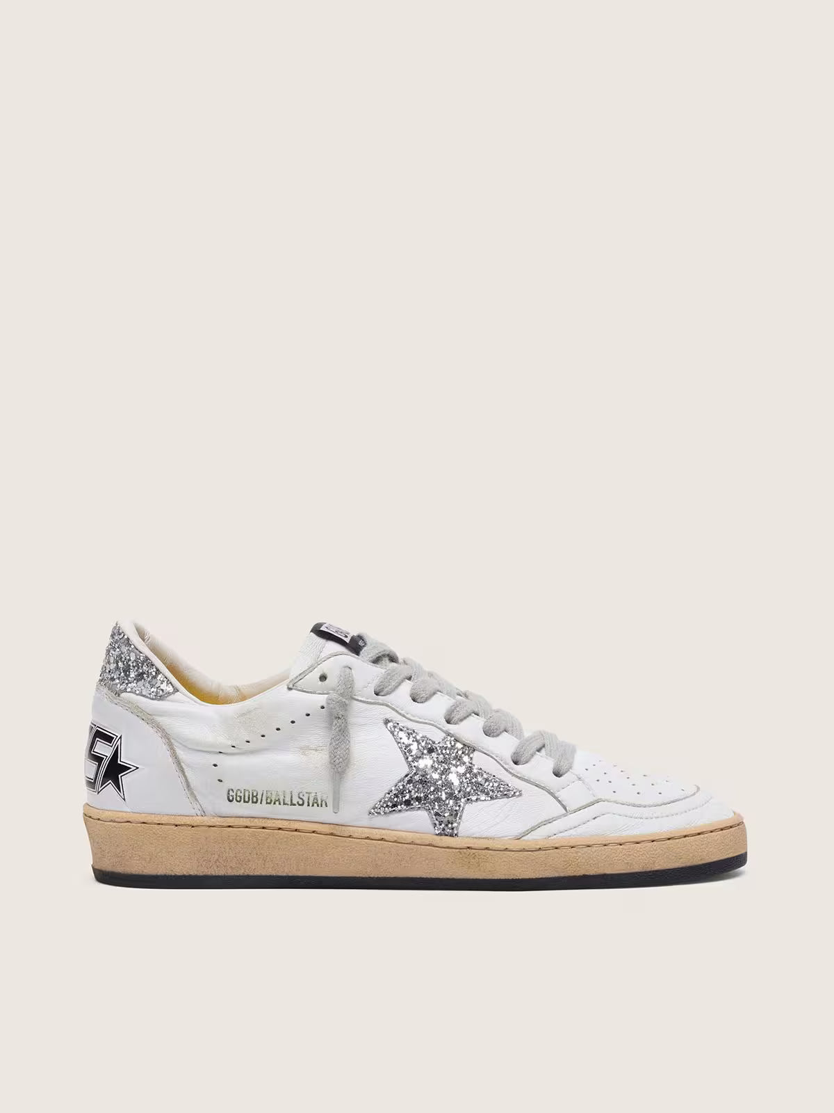 Golden Goose - Ball Star étoile argentée femme