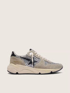 Golden Goose - Running Sole à paillettes argentées