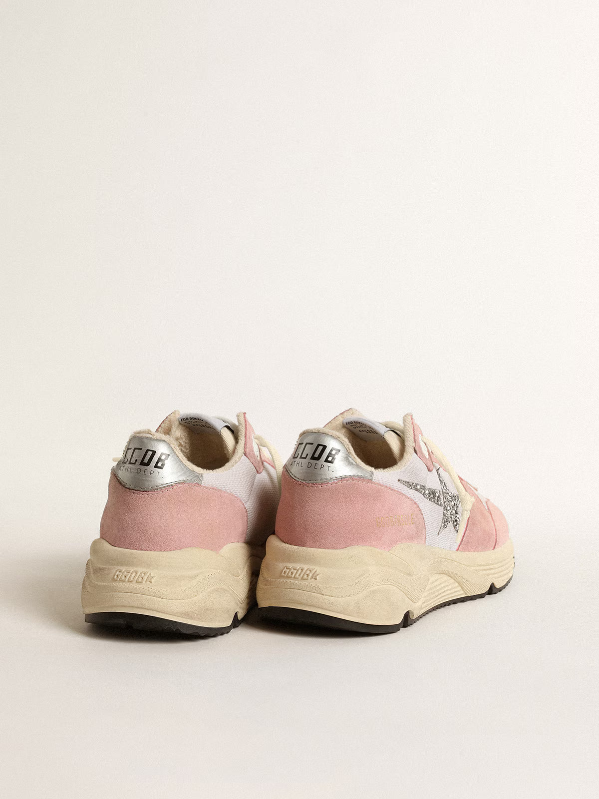 Golden Goose - Running Sole à paillettes argentées