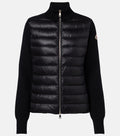 Moncler - Cardigan matelassé en laine