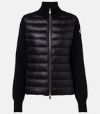 Moncler - Cardigan matelassé en laine