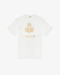 Isabel Marant - teeshirt femme blanc/or